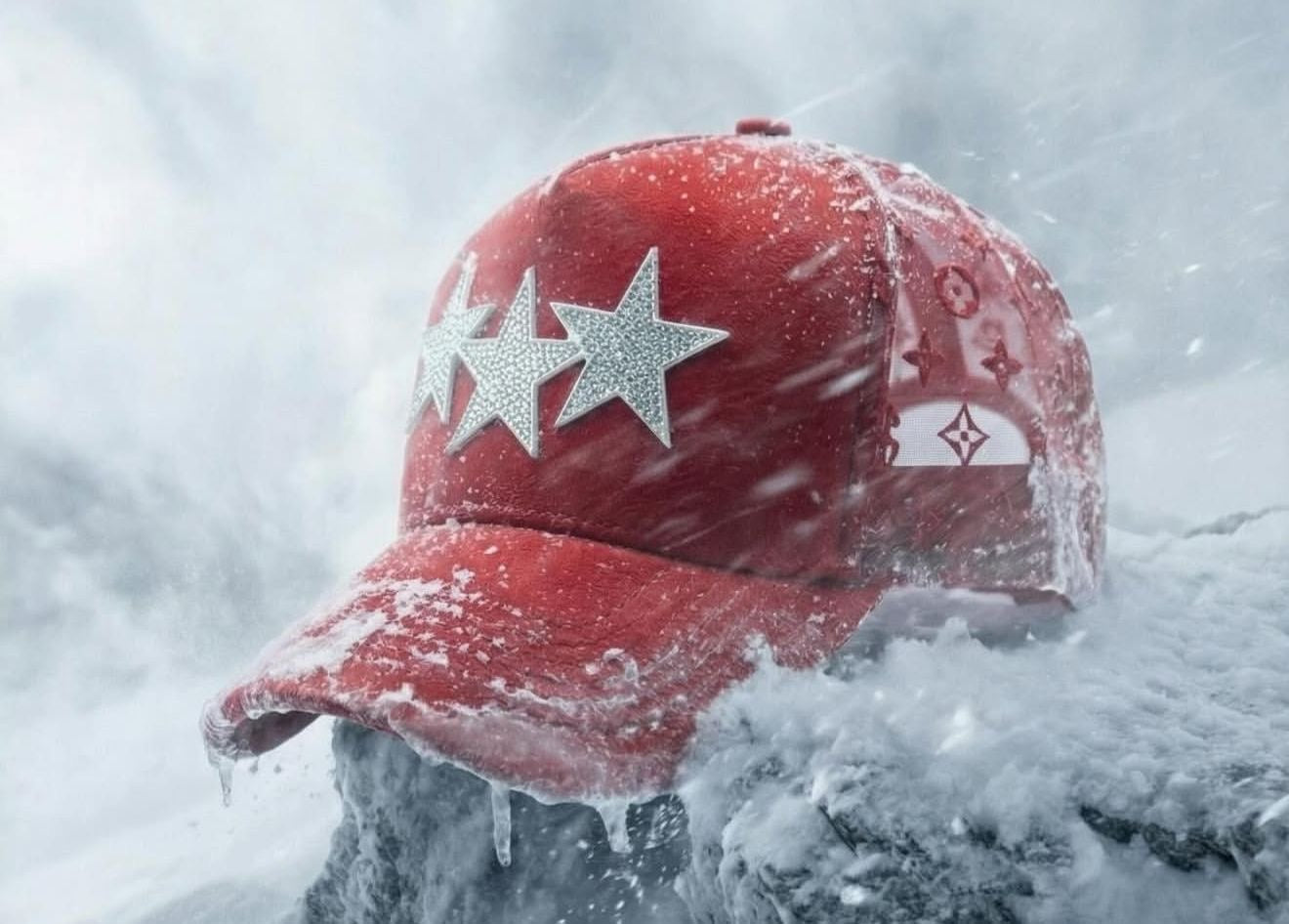 Star Hats "Triple Red Star"