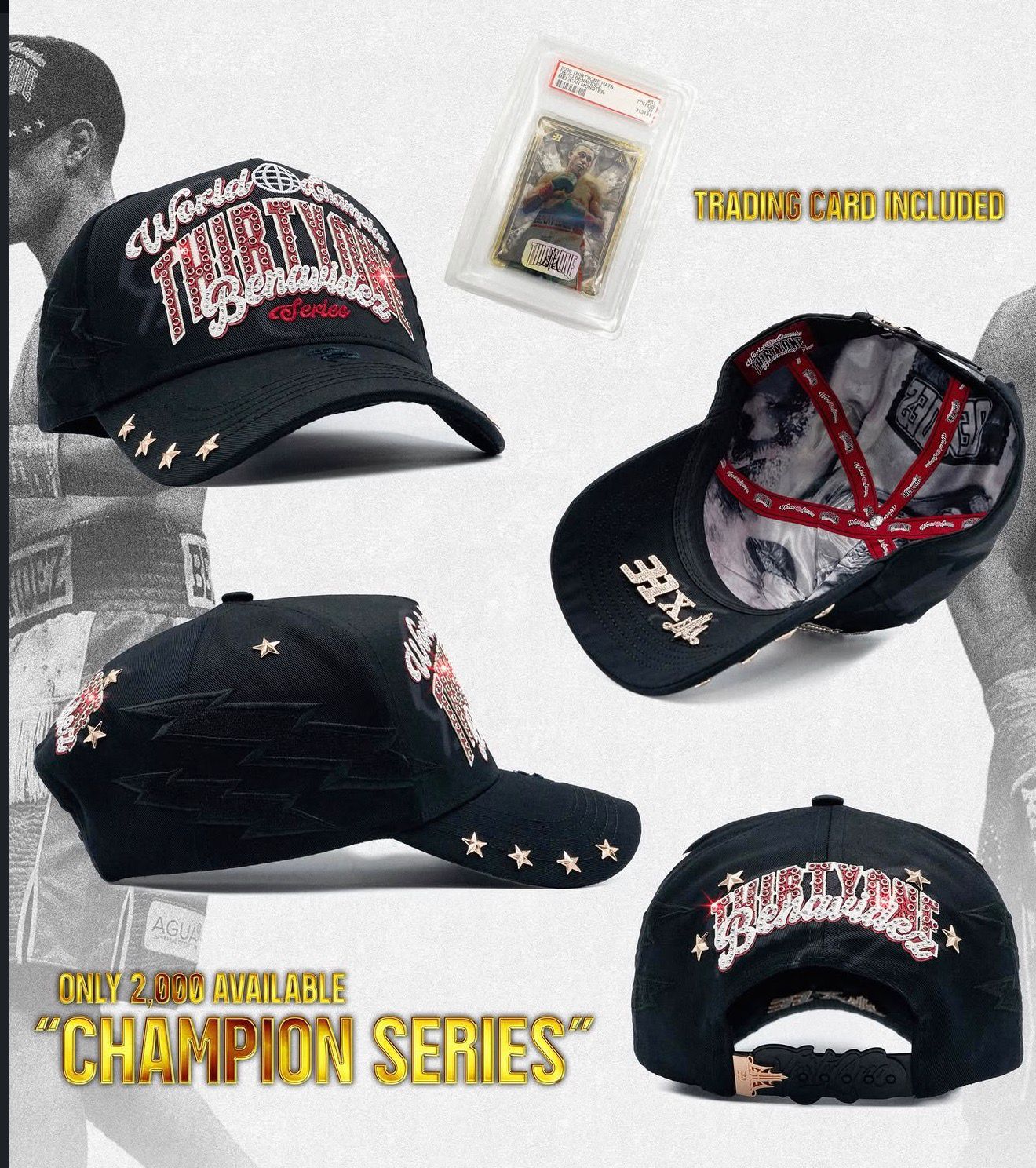 31 hats x Benavidez "Champion serires" (2000 pz numeradas)