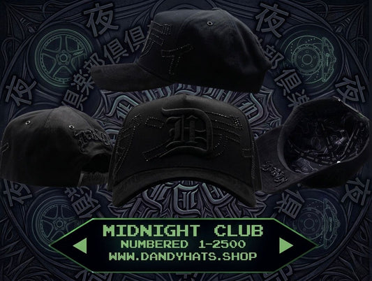 Dandy hats "Midnight club"(2000 pz numeradas)